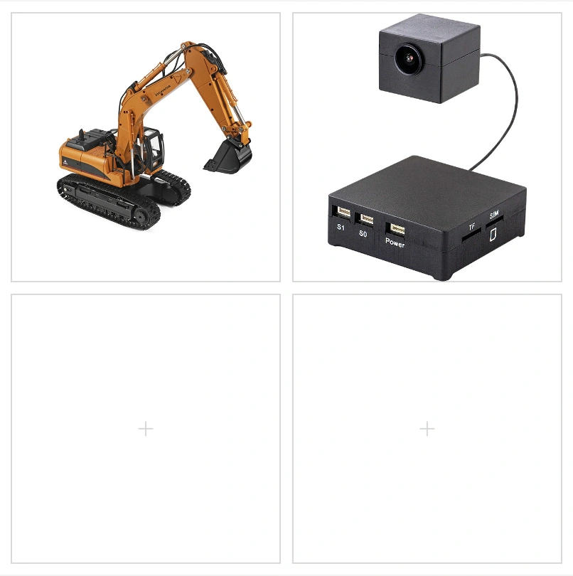 CloudRC FPV Excavator: Dig into Action! Real-Time Video & Voice, Unlimited Range Fun!